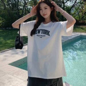 New York 紐約 大版型 T-Shirt (白/白灰/墨綠)