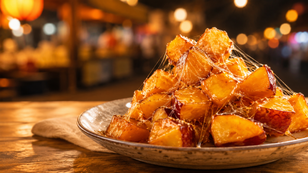 拔絲地瓜哪裡買？Candied Sweet Potatoes 拔絲地瓜哪裡有？拔絲地瓜哪裡吃？全台拔絲地瓜推薦攻略｜饒河小明拔絲地瓜、陳家阿嬤拔絲地瓜、明宏拔絲地瓜、夜市人氣甜點拔絲地瓜地址價格攻略 台北饒河夜市小明拔絲地瓜、桃園中壢觀光夜市黃金地瓜球、台中逢甲陳家阿嬤拔絲地瓜、台南武聖夜市陳家阿嬤、台南花園夜市與高雄鹽埕明宏拔絲地瓜、水林嬤拔絲地瓜 image 1