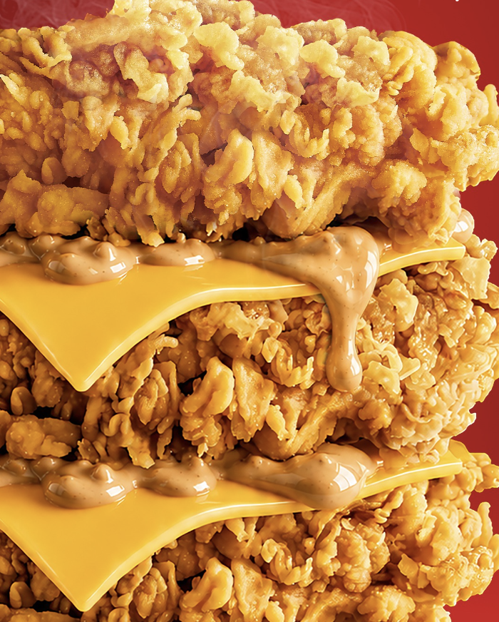 肯德基 KFC 霸霸霸咔啦雞腿堡重新上線！Threads 爆款 霸霸霸咔啦雞腿堡 肯德基花生熔岩新口味、肯德基勁脆波浪薯、肯德基霸霸霸價格與霸霸霸套餐攻略 image 1