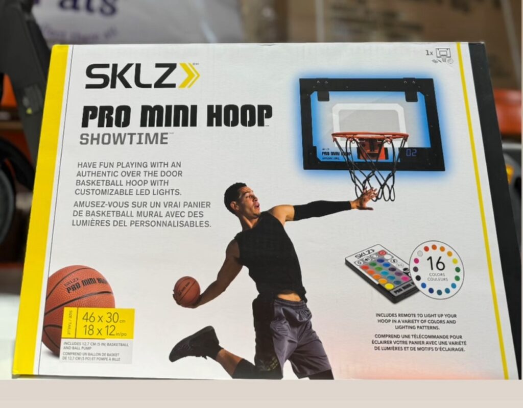 COSTCO 好市多 隱藏優惠 SKLZ 迷你電子籃球框｜好市多 LED計分投籃組優惠 親子室內運動新選擇 image 2