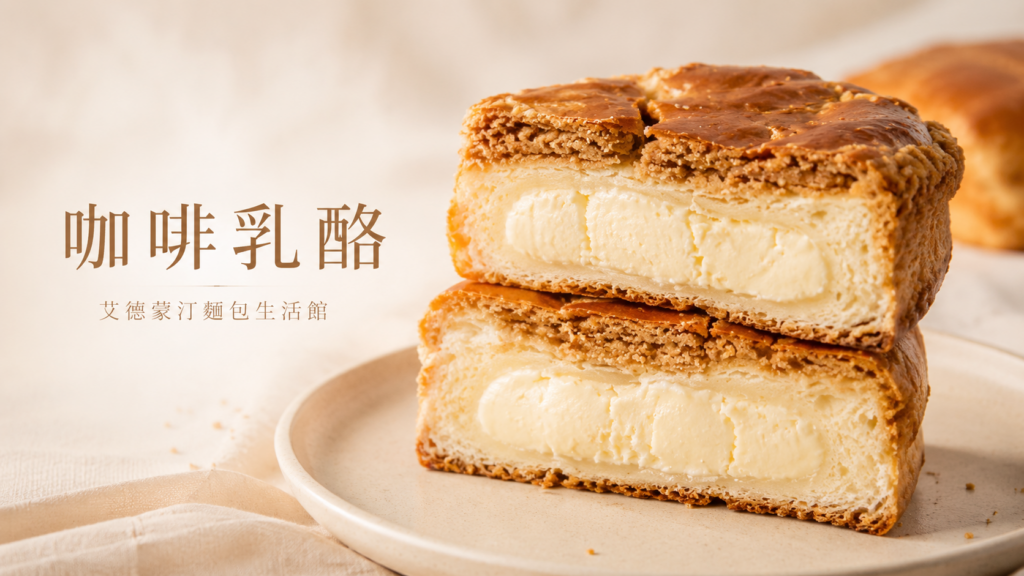 艾德蒙汀麵包 咖啡乳酪 Threads 爆款美食推薦｜信義安和人氣麵包店咖啡乳酪，紫米豆漿、瑞塔納、糙米核桃吐司 咖啡乳酪麻糬乳酪內餡與咖啡乳酪價格攻略 image 1
