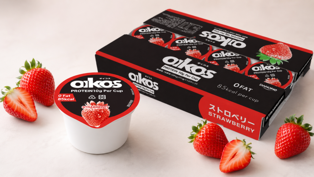 COSTCO 好市多 日本 DANONE OIKOS 草莓優格 好市多 Threads 爆款 網友最新推薦｜好市多 日本 OIKOS 草莓優格 113公克×12入價格、蛋白質與熱量 image 1