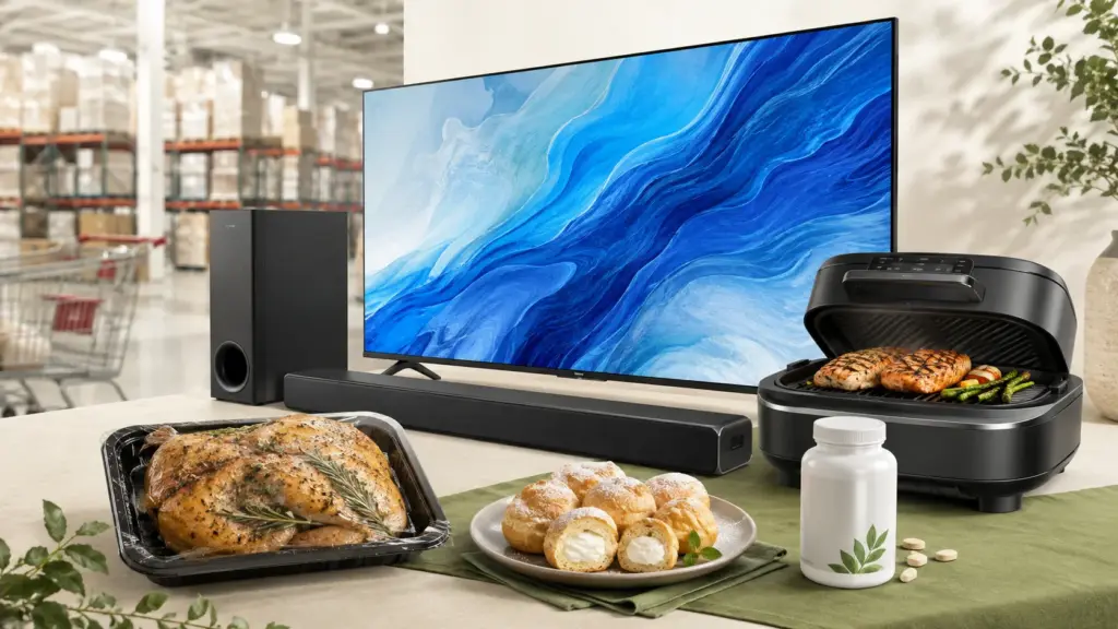 COSTCO 好市多 8/17～8/23 賣場精選商品 限時優惠｜COSTCO 好市多 Samsung 65吋QLED、COSTCO 好市多 Ninja氣炸燒烤爐 Philips聲霸、富統迷迭香雞腿排、興麥牛奶醬菠蘿泡芙 image 1