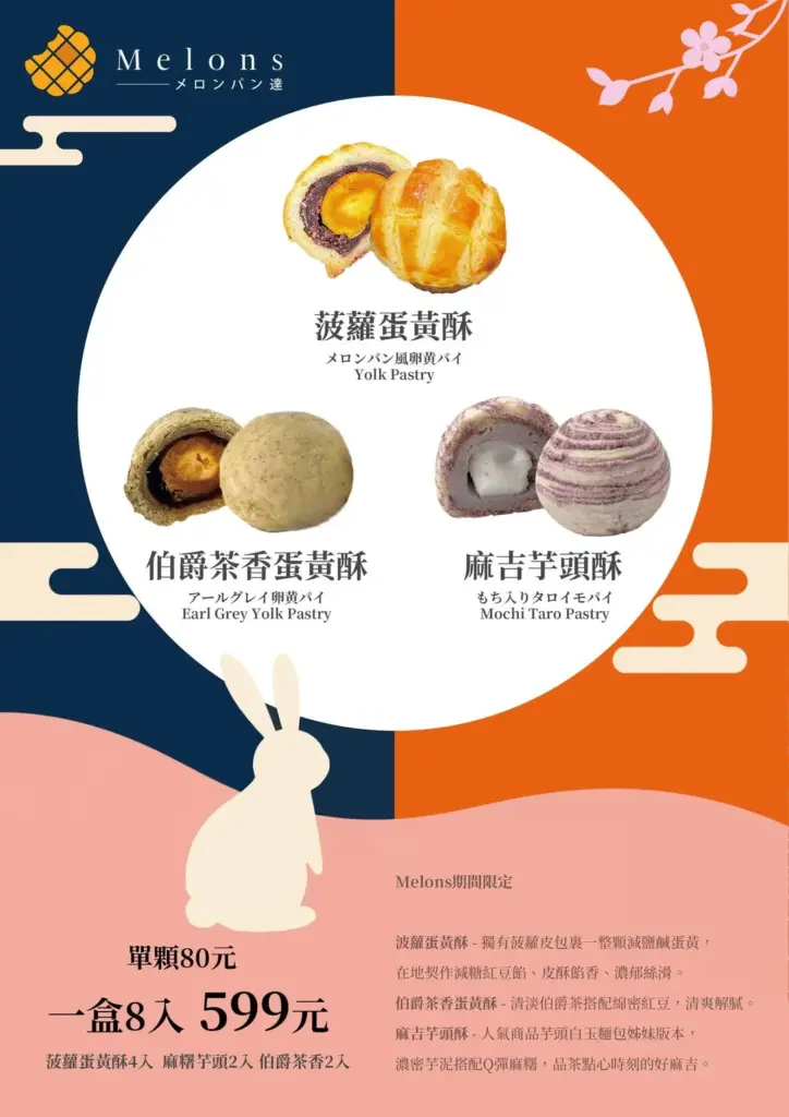 Melons 菠蘿麵包 Melons メロンパン達 美人們菠蘿麵包專賣 推薦｜Melons 菠蘿麵包 開心果巧克力、Melons 菠蘿麵包 香檸物語、Melons 菠蘿麵包 巧克力口味與Melons 菠蘿麵包 全台門市 image 1