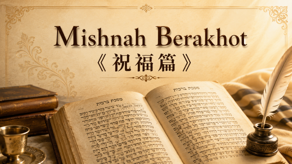 Talmud 塔木德中文與英文翻譯｜用 Essentially Literal 直譯方式讀懂 Mishnah Berakhot《祝福篇》 image 1