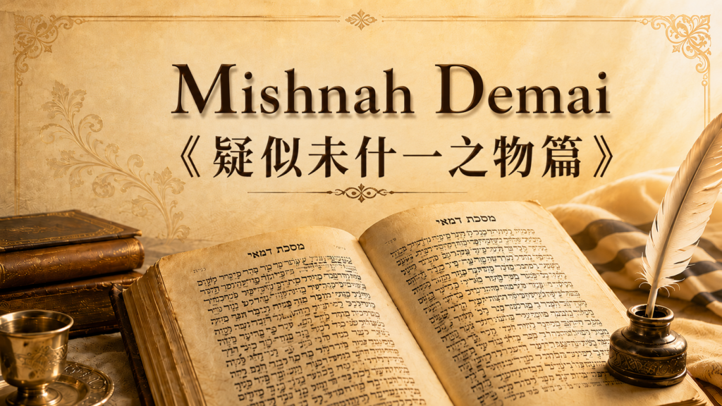 Mishnah Demai《疑似未什一之物篇》完整七章|Hebrew 原文、Essentially Literal English 與繁體中文直譯 image 1