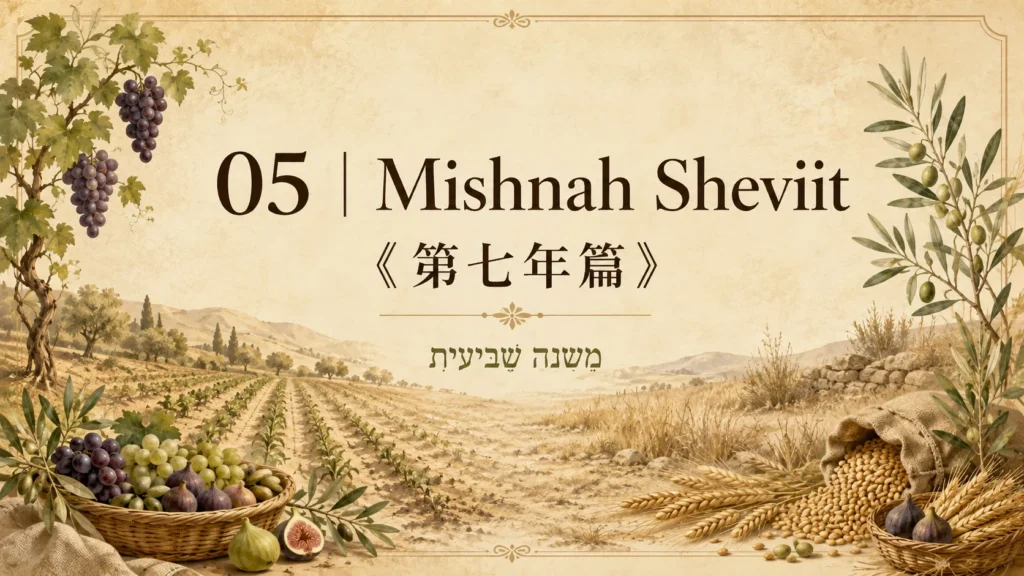 05｜Mishnah Sheviit《第七年篇》完整十章｜Hebrew 原文、Essentially Literal English 與繁體中文直譯 image 1