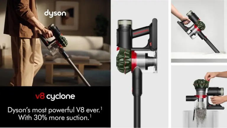 Amazon Dyson 吸塵器 下殺75折！Amazon Dyson 吸塵器 V8 Cyclone Amazon 25% off 優惠｜Amazon Dyson 吸塵器 150AW強吸力、最長60分鐘續航，寵物家庭也適合