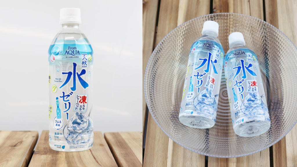 7-11 果凍水 日本 From AQUA 天然水水ゼリー登台｜台灣 7-ELEVEN 果凍水、日本果凍水喝法與果凍水口感 image 1