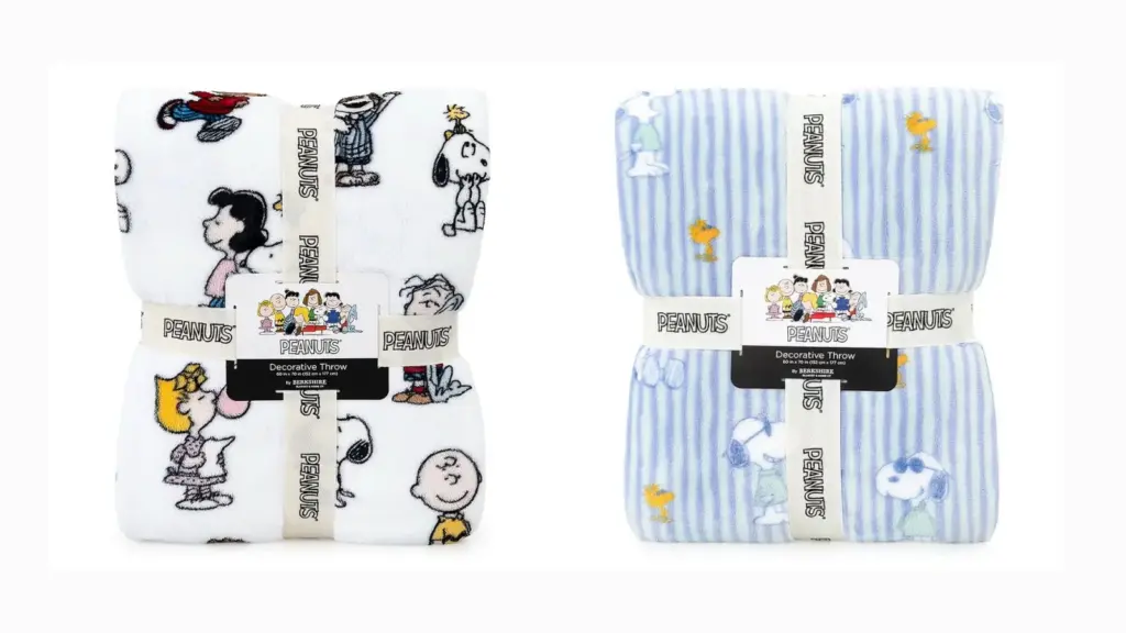 COSTCO 好市多 史奴比 Snoopy 舒適毯 Peanuts 經典卡通舒適毯｜COSTCO 好市多 史奴比 Snoopy 舒適毯 152×177公分、350GSM柔軟毯，COSTCO 好市多 史奴比 Snoopy 舒適毯 Snoopy居家毯價格 image 1