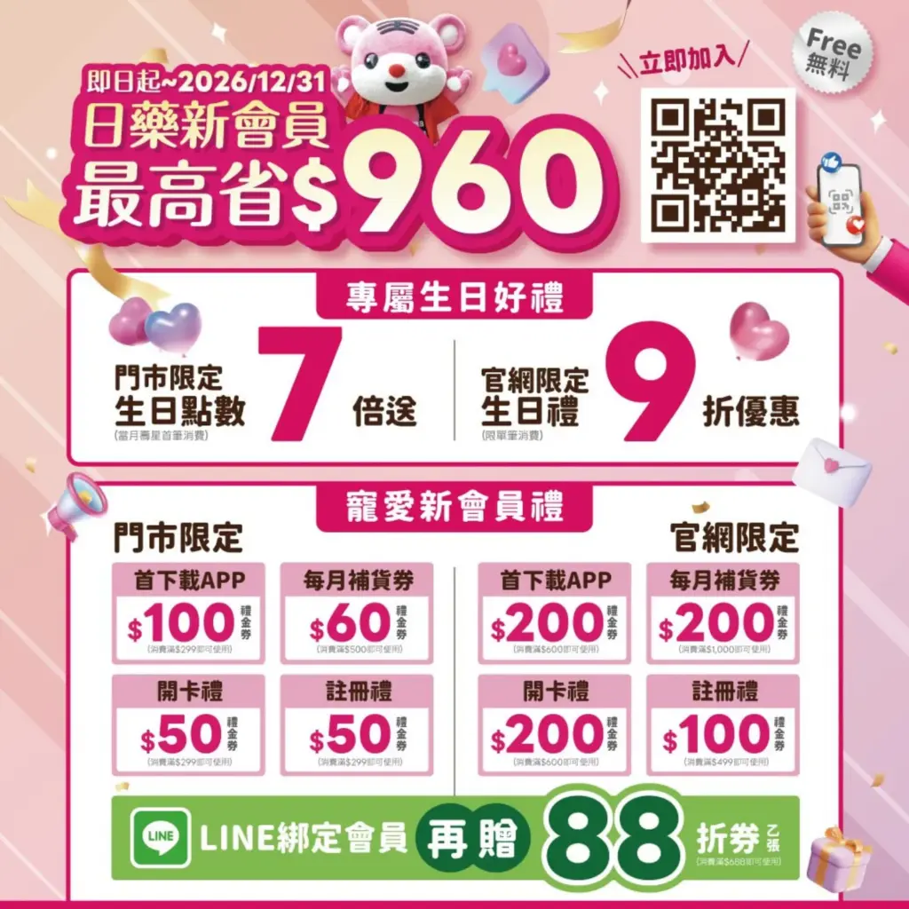 新會員最高省 $960