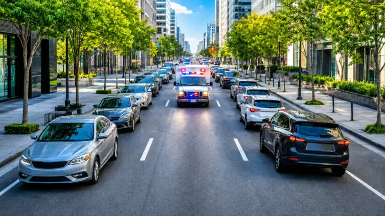 救護車來了怎麼讓？道路讓道、路口處理與緊急車輛避讓完整指南｜圖解不同道路正確避讓方式