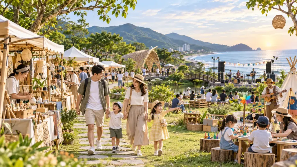 9/19、9/20 竹北 週末活動｜竹北 新瓦屋市集、新月沙灣免費音樂會、六福村萬聖節與竹東中秋市集 新竹縣週末活動 竹北、新豐、湖口、關西、竹東、芎林活動，包括新瓦屋小樹市集、樂城生活節、新月沙灣免費海洋音樂會、湖口免費親子工作坊、小叮噹科學DIY、六福水樂園 image 1
