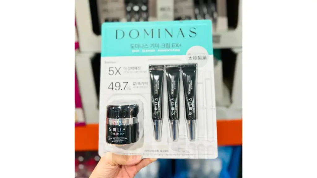 COSTCO 好市多 韓國 DOMINAS 淡紋美白霜 賣場新發現｜COSTCO 好市多 韓國 DOMINAS 淡紋美白霜 Cream EX+ 50ml＋15ml×3，韓國太極製藥保養組 image 1