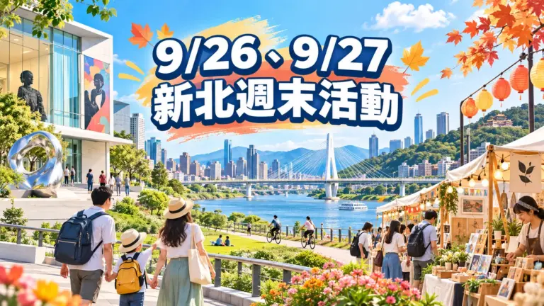 2026新北週末活動|9/26、9/27中秋連假市集、親子活動、VR特展與免費展覽整理