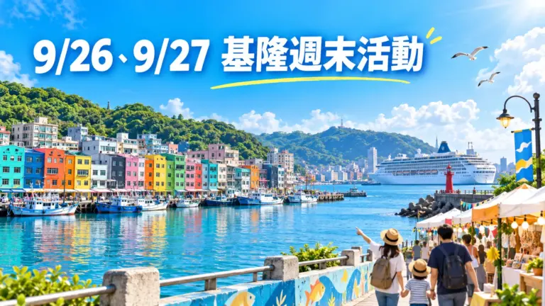 9/26、9/27 基隆週末活動|中秋連假親子體驗、免費展覽、基隆故事館與港都一日遊整理
